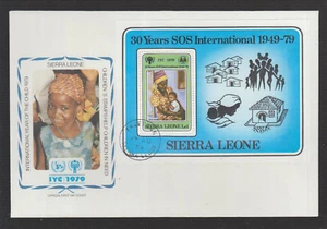 Postal History Sierra Leone IYC International Year the Child beautiful Large FDC - Picture 1 of 1