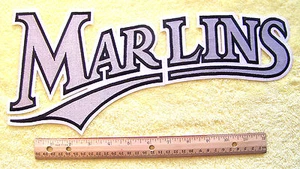 NEW: FLORIDA MARLINS Baseball Uniform Letters - Picture 1 of 6