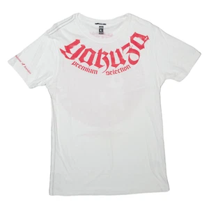 YAKUZA X IRON SKIN Womens T-Shirt White L - Picture 1 of 6