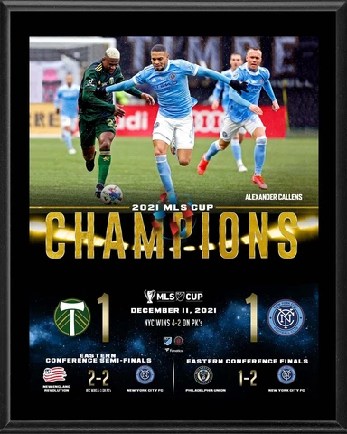 Alexander Callens New York City FC 2021 MLS Cup Champs 12" x 15 Cover