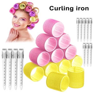 Easy to Use at Home Create Waves Retro Curls Hair Roller Kit with Duckbill Clips - Picture 1 of 27