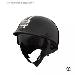 Casco Harley Davidson XS Pearson Ultra Light Sun Shield J03 1/2 98152-22VX negro - Imagen 1 de 19
