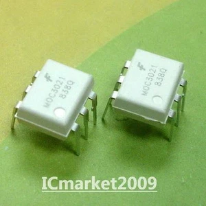50 PIEZAS MOC3021M DIP-6 MOC3021 optoaisladores de fase aleatoria salida de controlador triac IC - Imagen 1 de 1