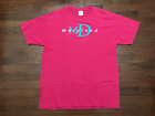 Vintage 1990'S Maryland Md T Shirt Mens Large Pink White Blue Ck Logo 90'S L E