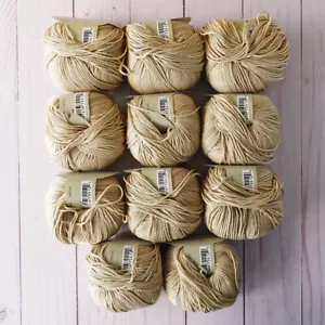 Nashua Ecologie Cotton ~ Lot of 11 ~ #83 Sand ~ 100% Pima Cotton ~ Natural Dyed - Picture 1 of 5
