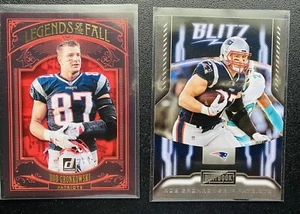 2018 Playbook & 2020 Donruss LOF Rob Gronkowski cards New England Patriots 🔥 - Picture 1 of 2