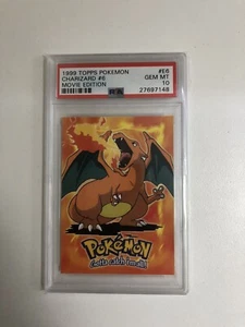 1999 Topps Charizard PSA 10 Pokémon #6 Movie Edition #E6 Gem Mint - Picture 1 of 8