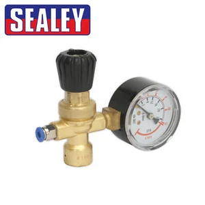 Sealey Gas Regulator + Guage For Disposable Cylinder CO2 / Argon ( Mig Welder) - Picture 1 of 1