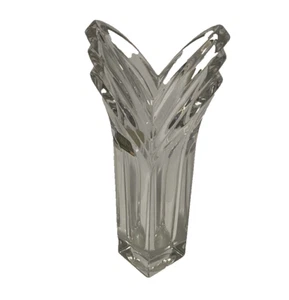 Mikasa Art Deco Crystal Bud Vase Hand Crafted In Germany 8.5" - Picture 1 of 3