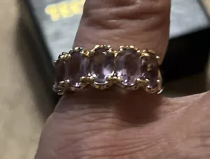 Anillo de amatista HSN Technibond - Imagen 1 de 5