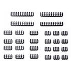 24Pcs 6/8/24 Pin Cable Comb Organizer Clamp For 3.0-3.6Mm Pc Power Cables Wiring