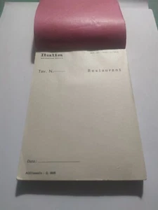 Libretto Ordinazioni comanda Ristorante Compagnia Italia Navigazione Genova - Picture 1 of 4