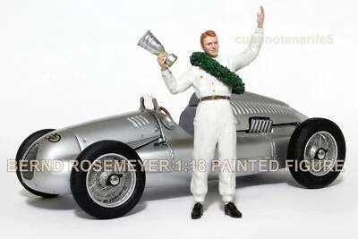BERND ROSEMEYER per 1:18 Auto Union TIPO C CMC!! SENZA AUTO!! - Immagine 1 di 4