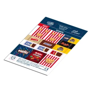 Sweets & Candy ❤️ STICKER fit for building blocks tiles /4810 - Picture 1 of 1