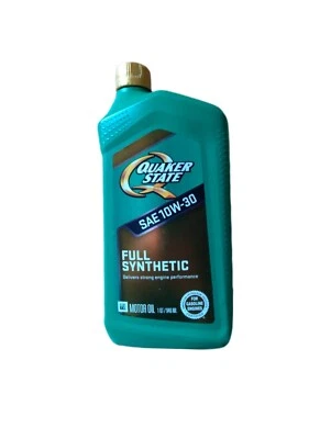 Quaker State 10w30 Full Synthetic Motor Oil - 6 Quarts/Case Foto 1 de 2