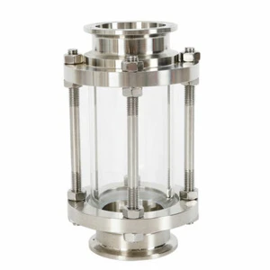 2" Inch Flow Tri Clamp Sanitary Sight Glass 304 Stainless Steel 51mm DN25--DN100 - Picture 1 of 9
