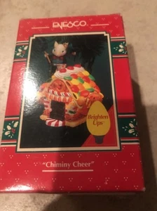 ENESCO CHRISTMAS ORNAMENT: CHIMINY CHEER! MOUSE IS CHIMNEY SWEEP! NEW IN BOX - Picture 1 of 6