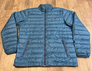 Patagonia Mens Size XL Puffer Down Sweater Jacket Blue - Picture 1 of 11