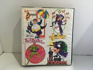 Vintage SUPER POWERS JLA VILLAINS FOLDER Argentina 80´s GARCIA LOPEZ - Picture 1 of 2