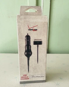 NEW IN BOX Verizon Vehicle Charger for Apple Devices Black 10W Gift Accessories - Picture 1 of 5