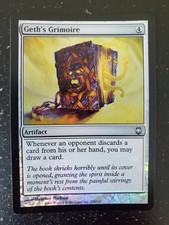 MTG FOIL Geth's Grimoire Darksteel ⭐⭐⭐NM/VLP 11 REAL HQ PICS!⭐⭐⭐ 2004 Magic⭐