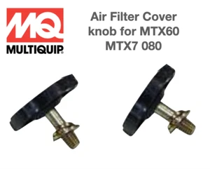 366345980 Air Filter Cover Knobs (2 Pack) for Multiquip Mikasa MTX70 MTX80 MTX90 - Picture 1 of 1