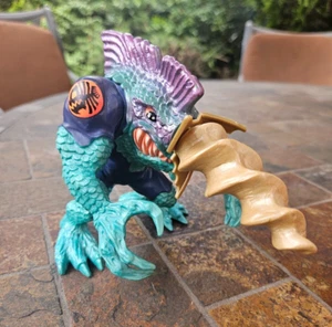Vintage Mattel 1990's Street Sharks Slash Action Figure Nose Drill Works - Picture 1 of 18