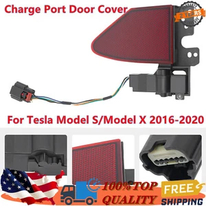 Cubierta de puerto de carga para Tesla Modelo S/Model X 2016-20 Cubierta de panel de puerto de carga - Imagen 1 de 12