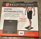 Bally Total Fitness Digital Bathroom Scale Jumbo LCD Display 400 lb. Limit Black