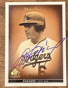 2002 SP Legendary Cuts #74 STEVE GARVEY Autographed Card Los Angeles Dodgers - Picture 1 of 1