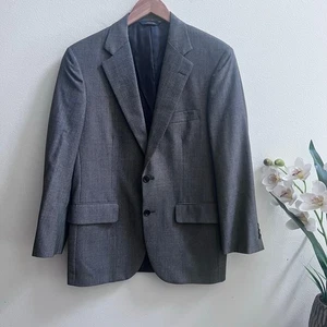 Brooks Brothers Grau 100% Wolle Größe 38 Herren Blazer Anzug Jacke Sport Mantel Preppy - Bild 1 von 10