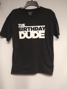 Kinder-T-Shirt Place schwarz/weiß "Birthday Dude" Jungen Grafik (Gr. 16) - Bild 1 von 3