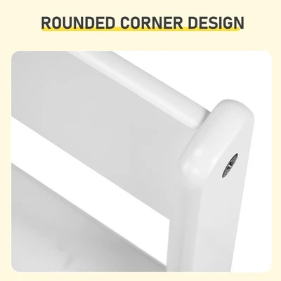 Juego de Escritorio y Silla de Estudio Infantil Blanco con Almacenamiento, MDF, 60.5*41.5*50cm Foto 1 de 4