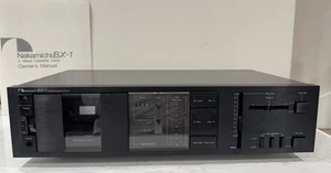 De colección Nakamichi BX-1 2 Cabezales Cassette Deck, Manual y Cables (Probado Funcionamiento) - Imagen 1 de 10