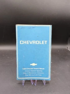 1984 CHEVROLET OWNER'S MANUAL-OPERATING-SAFETY & MAINTENCE INSTRUCTIONS - Picture 1 of 2