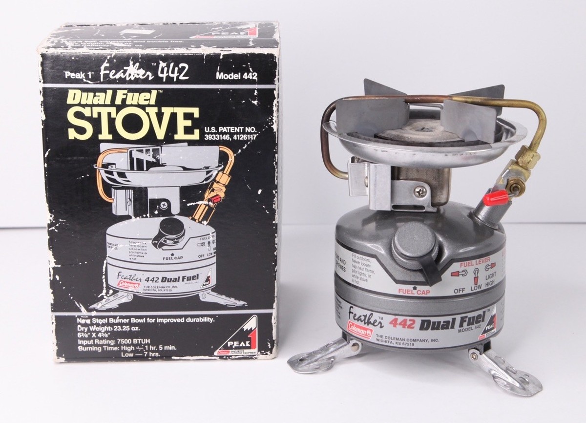 Camping Bbq Coleman Peak Model 550B Backpacking Multi Fuel Camp