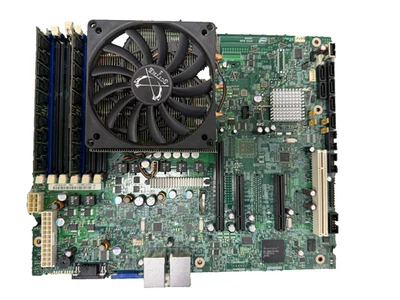 Intel Server Board S3420GP + Xeon X3420 + 16 GB RAM + Lüfter - Bild 1 von 4