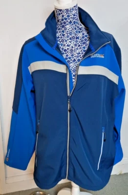 Chaqueta azul Regatta capa base suave para hombre talla XL capucha con cremallera impermeable polar Foto 1 de 4