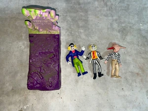 Vintage 1989 Beetle juice Toy Figure Vanishing Grave Set Lot - Picture 1 of 6
