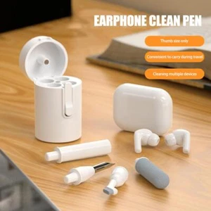 Headphone Earphones Cleaning Kit For IPad X 7 8 11 13 Earbu 12 Headset /ю O1F0 - Zdjęcie 1 z 14