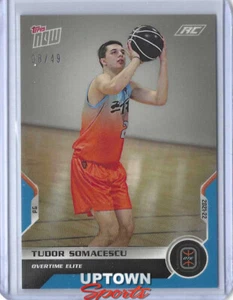 2021 Topps NOW Overtime Elite TUDOR SOMACESCU Blue Parallel 8/49 CARD #19 - Picture 1 of 2