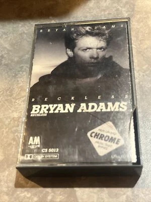 VINTAGE 1984 CASSETTE TAPE BRYAN ADAMS RECKLESS ***TESTED*** Foto 1 de 4