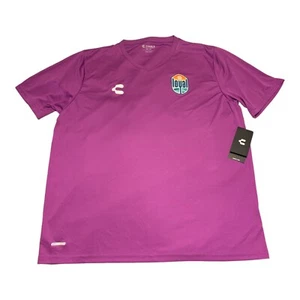 Authentic Charly USL San Diego Loyal SC Lila V-Ausschnitt Trikot Herren Gr. XL - Bild 1 von 4