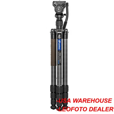 Leofoto LX-284CT+BV-5B Reversible Travel Tripod+Bino Fluid Head Kit - Image 1 of 4