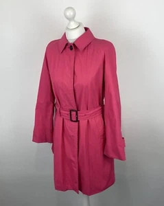 Aquascutum Pink Trench Coat Belt Size 8 UK Women’s Ladies Jacket - Picture 1 of 20