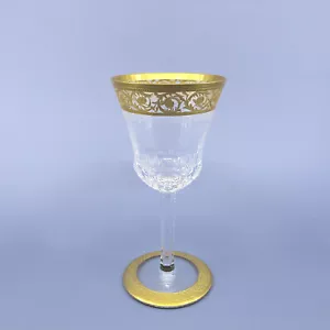 DISTLE (Gold) von ST LOUIS Frankreich Kristall 5 5/8 Zoll Claret Rotweinglas NEUWERTIG! - Bild 1 von 7