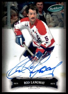 2006-07 Parkhurst Autographs Rod Langway Auto Washington Capitals #59