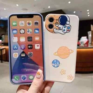 Phone Case For iPhone 13 6 6p 7 8 X 11 12Astronaut ShockProof Hybrid Cover - Picture 1 of 5