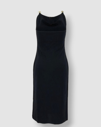 Abito donna nero midi Bottega Veneta taglia media