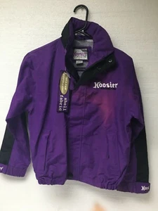 Hoosier Racing Tire Damen Jacke mit Hoodie Shell Stoff Gr. 2/4 NEU. T77 - Bild 1 von 4